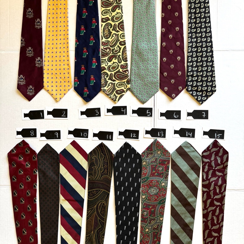 Vintage Polo by Ralph Lauren 100% Silk, Linen, or Wool Ties - Luxury Designer